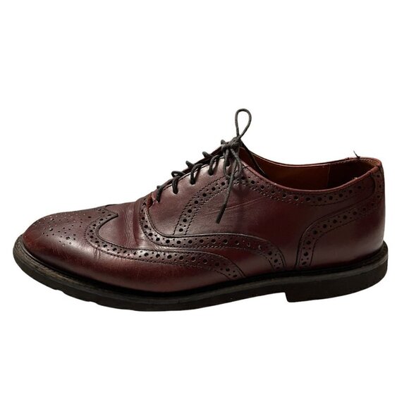 Bostonian Men\'s Stress Relief Design Burgundy Wingtip Balmoral Oxford Shoes 8.5 main image 8